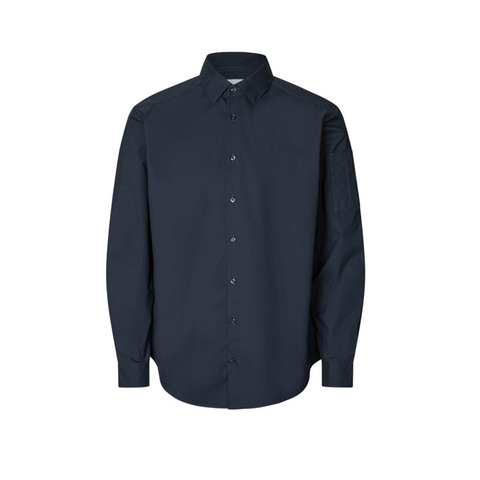 SEVEN SEAS Poplin stretch-Navy