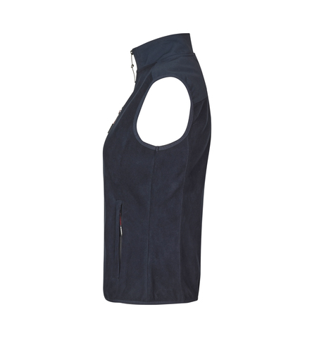 ID Bonded fleecevest, Dame-Navy