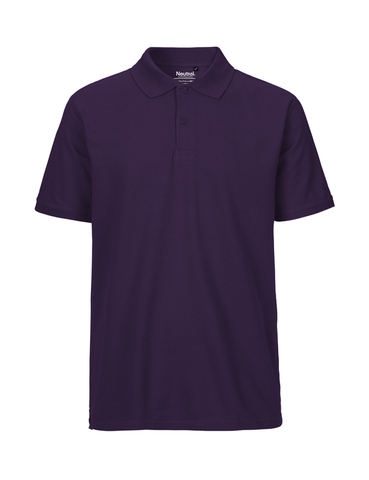 NEUTRAL Classic Polo, 100% Økologisk Fairtrade Bomuld-Lilla
