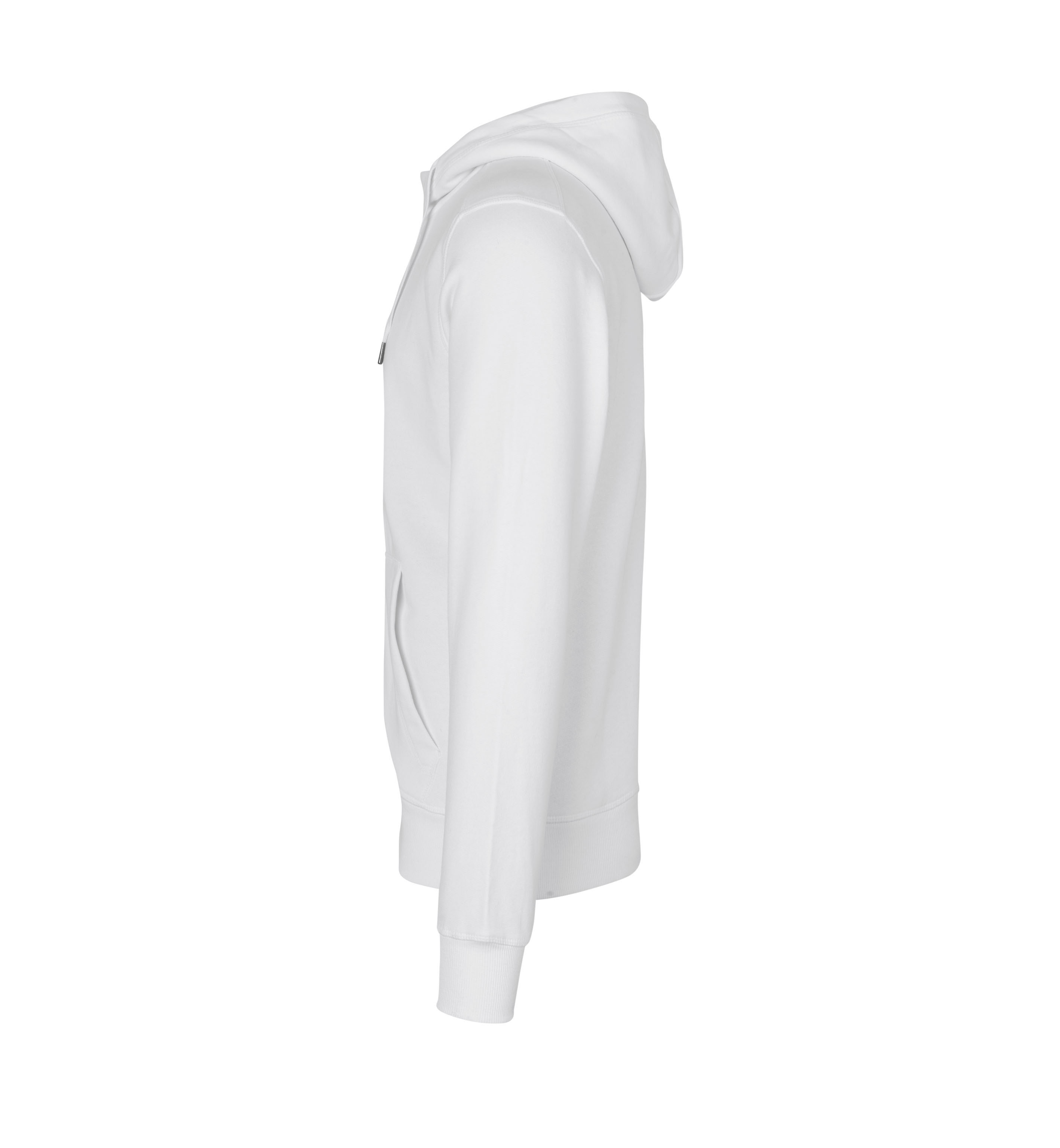 ID Core Full Zip Hoodie-Hvid