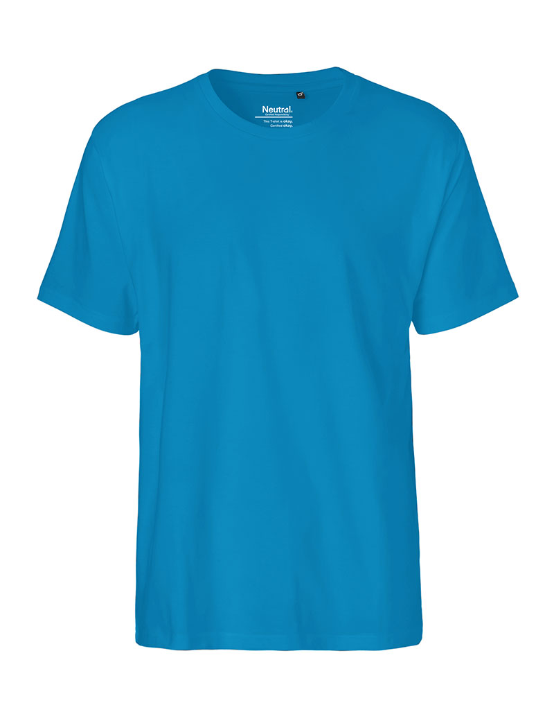 NEUTRAL Classic T-shirt, 100% Økologisk Fairtrade Bomuld-Turkis