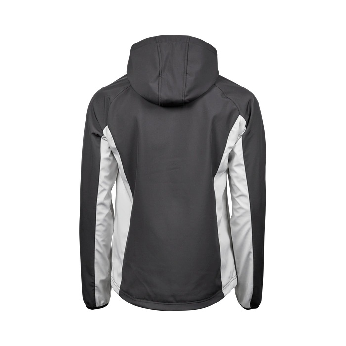 Hooded Letvægt Performance Softshell-Dark grey / Off white