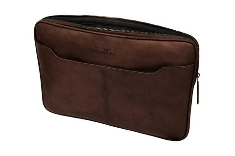 PC Læder Sleeve - 15-16 Tommer