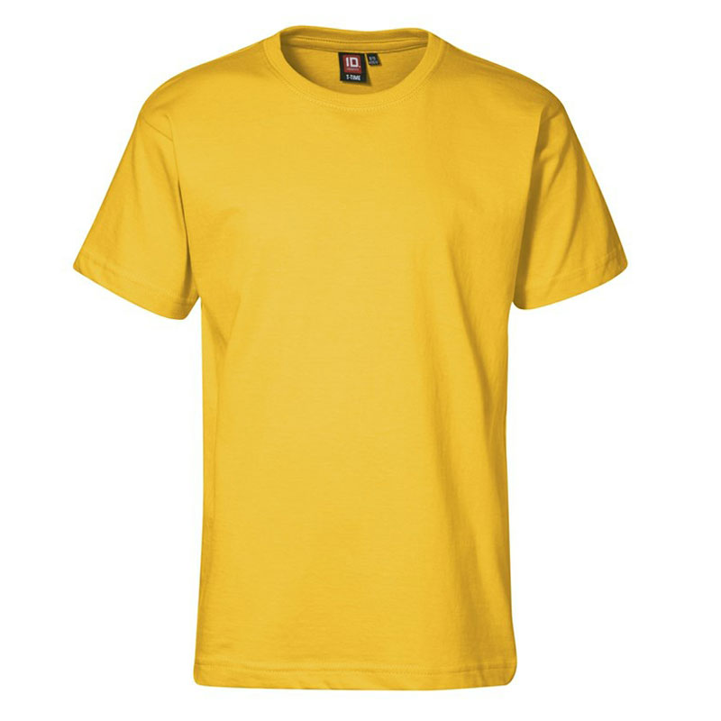 ID Børne T-time T-shirt-Gul