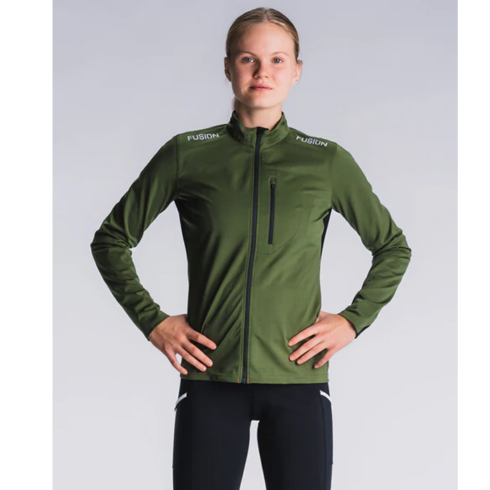 FUSION, Womens S2 Run Jacket-Grøn