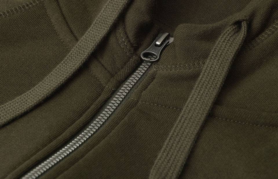 ID Core Full Zip  Hoodie, dame-Oliven