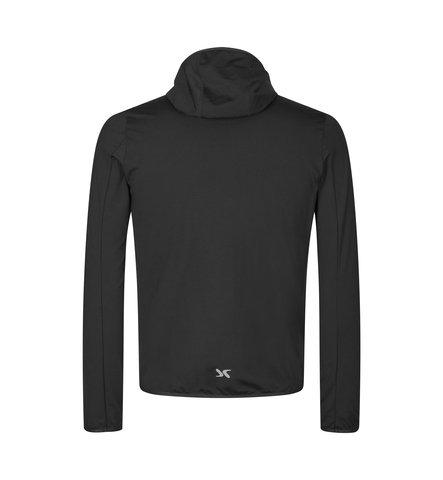 GEYSER stretch Hoodie, Herre-Sort