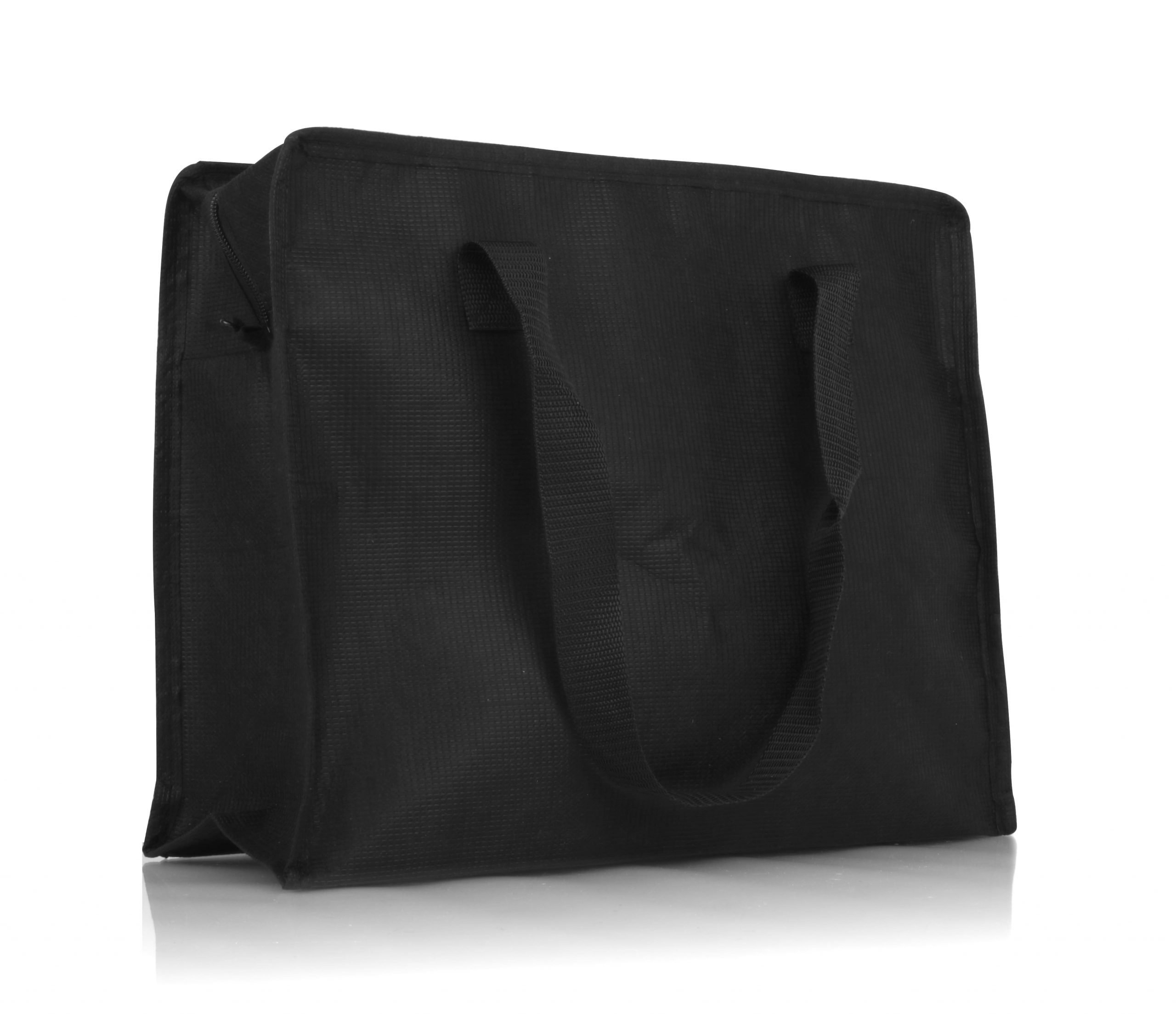 Stofpose med lynlås & hank