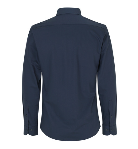 SEVEN SEAS Hybrid Skjorte - Slim-Navy