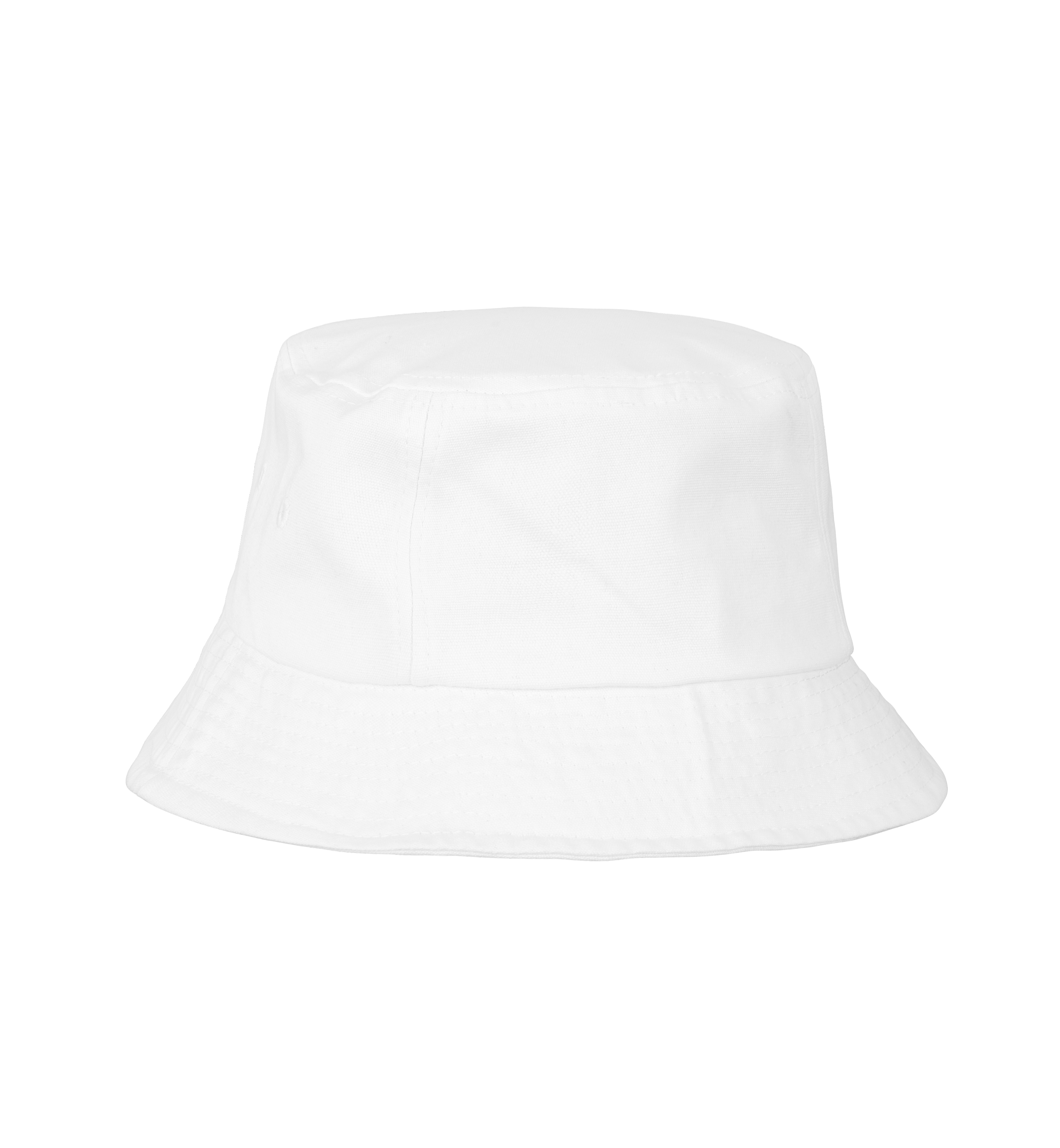 Klassisk canvas bøllehat-Hvid