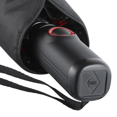Oversize Mini Paraply FARE®-AOC Colorline - rPET-Rød