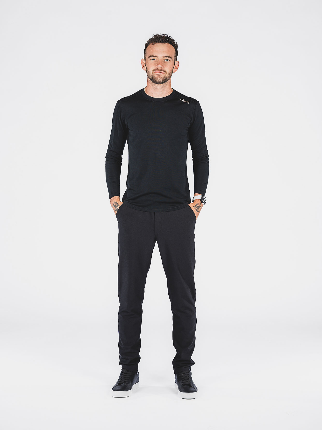 FUSION Urban Pants, Herre-Sort