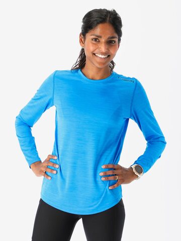 FUSION C3 T-shirt m. lange ærmer-Azur