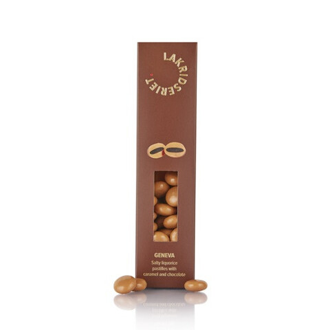Geneva salmiakpastil m. karamelchokolade - Lakridseriet