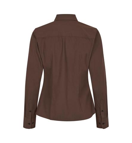 Seven Seas Hybrid Skjorte, Dame-Mocca