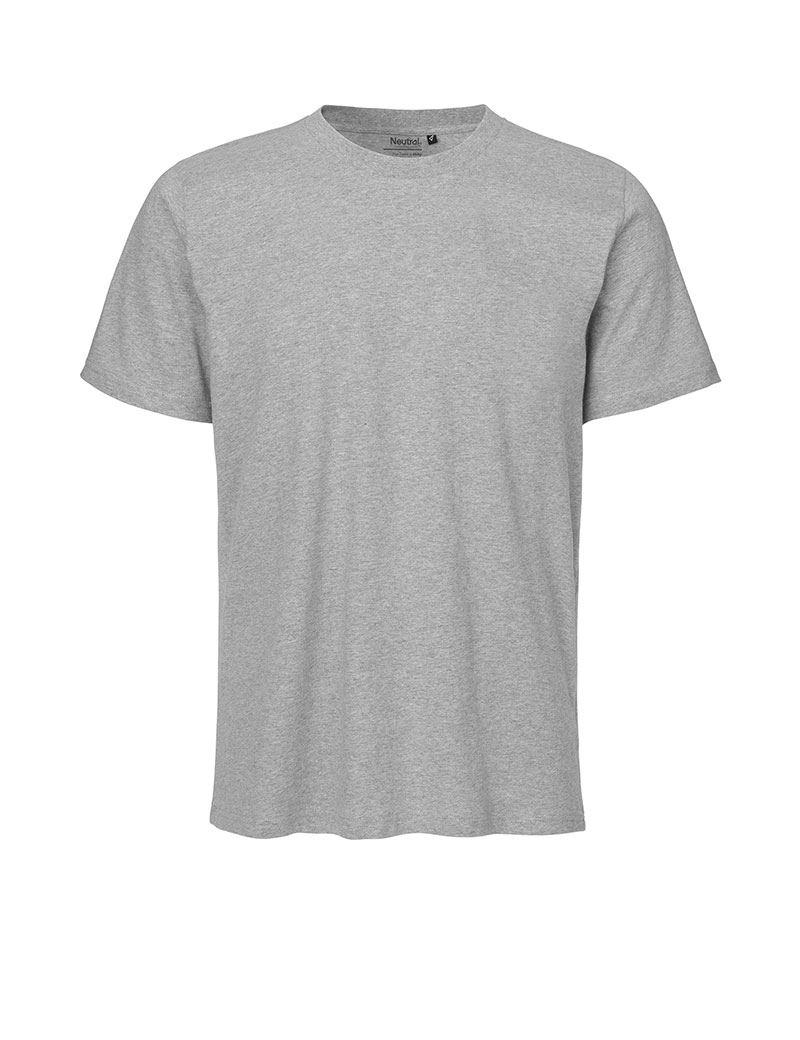 NEUTRAL Regular Unisex T-shirt, 100% Økologisk Fairtrade Bomuld-Grå melange