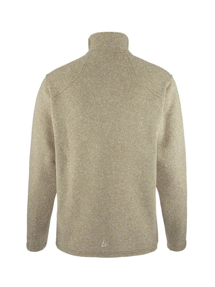 CRAFT Fleece Jakke, Herre - rPet-Creme