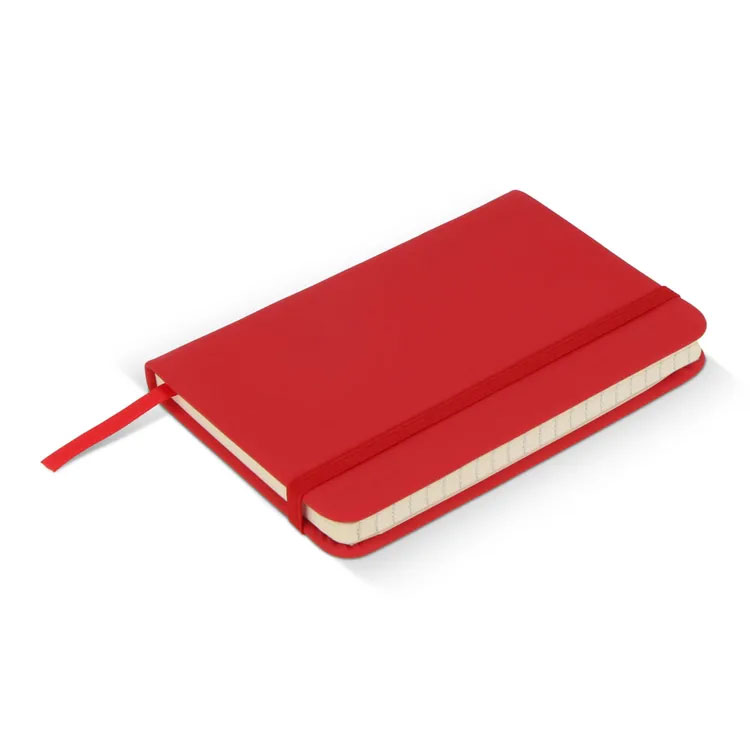 A6 Notesbog  - rPet/PU GRS-Rød