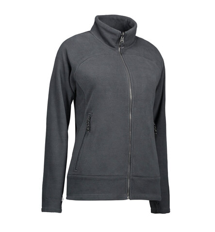 ID Zip and mix Active Fleece, dame-Grå