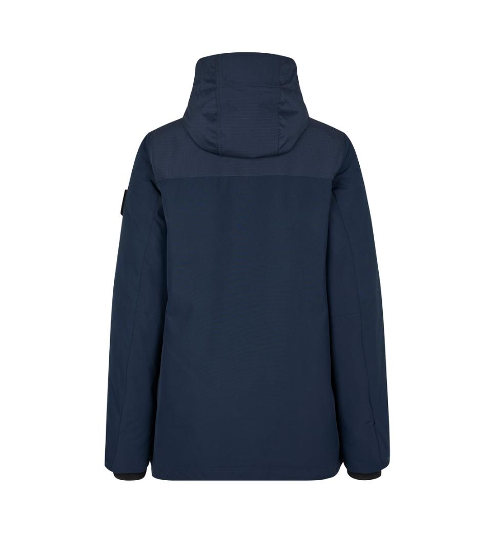 ID Hooded vinterjakke, dame - 100% rPet-Navy