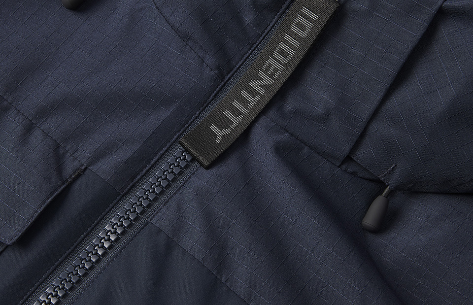 ID Hooded Vinterjakker, Herre - 100% rPet-Navy