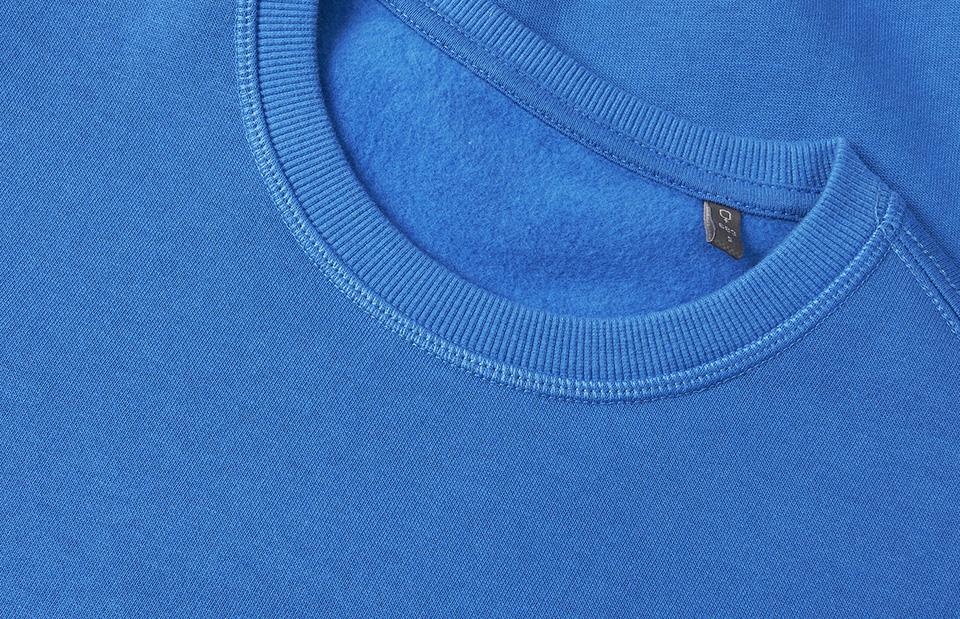 ID Økologisk O-hals Sweatshirt, dame-Blå