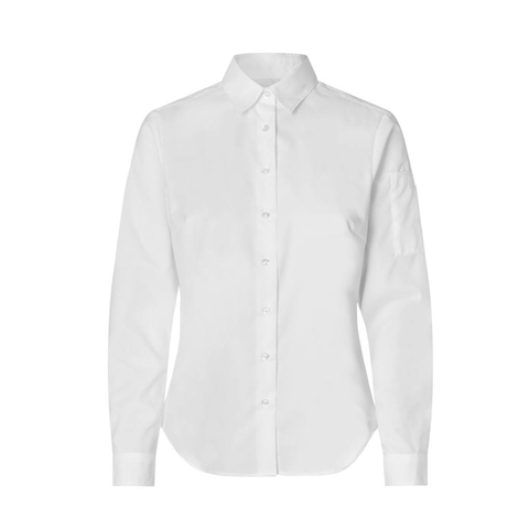 SEVEN SEAS Poplin stretch, Dame-Hvid