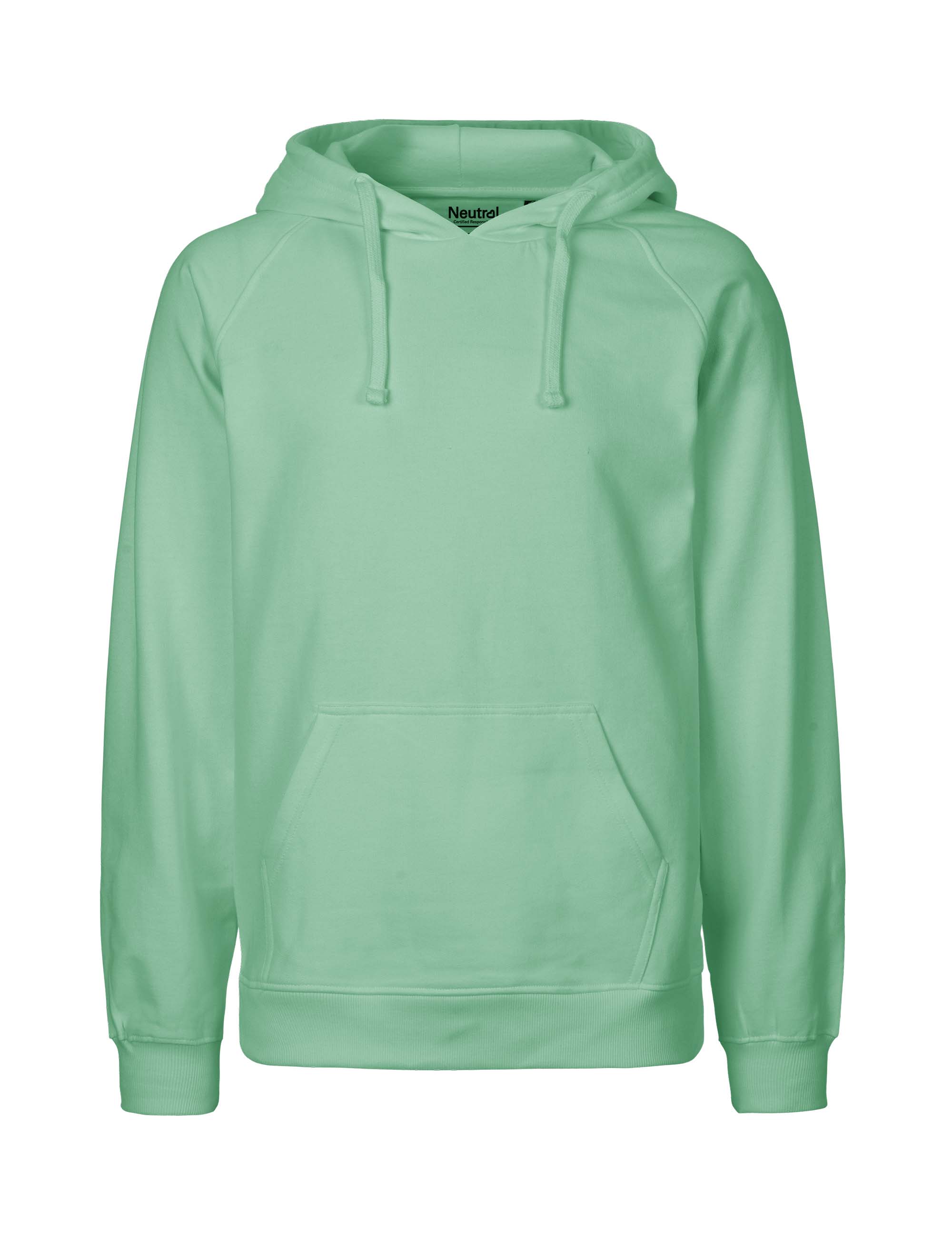 NEUTRAL Hoodie, 100% Økologisk Fairtrade Bomuld-Mint