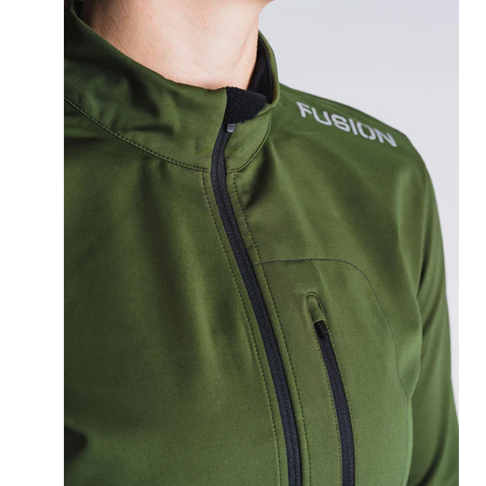 FUSION, Womens S2 Run Jacket-Grøn