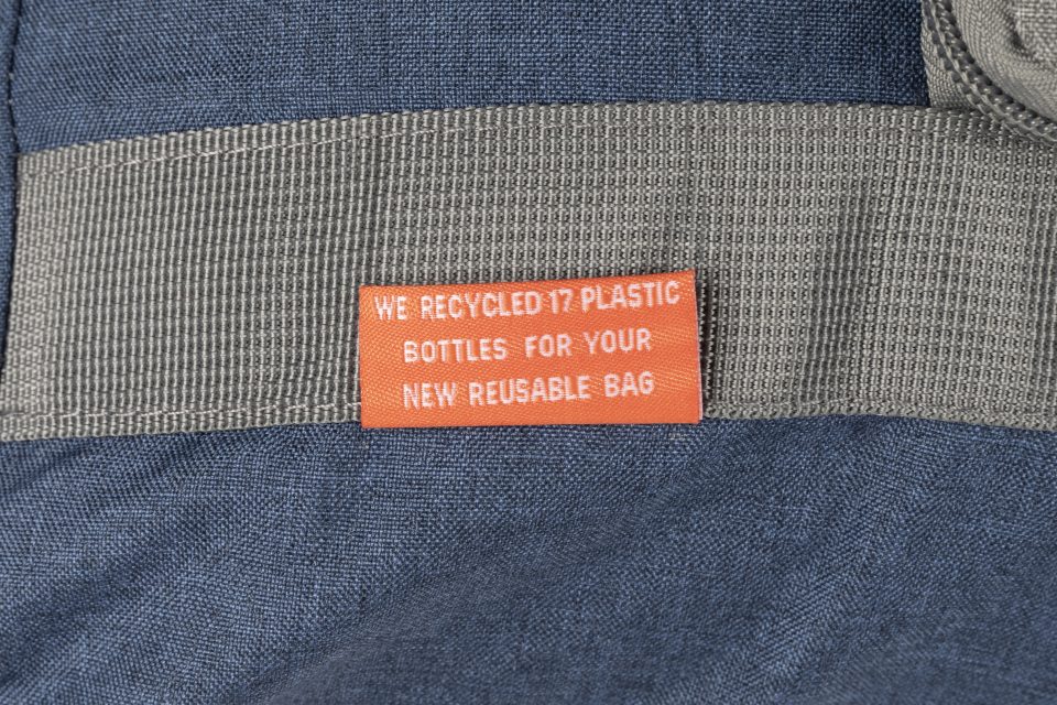 RB Foldbar Tote Bag - rPET-Navy