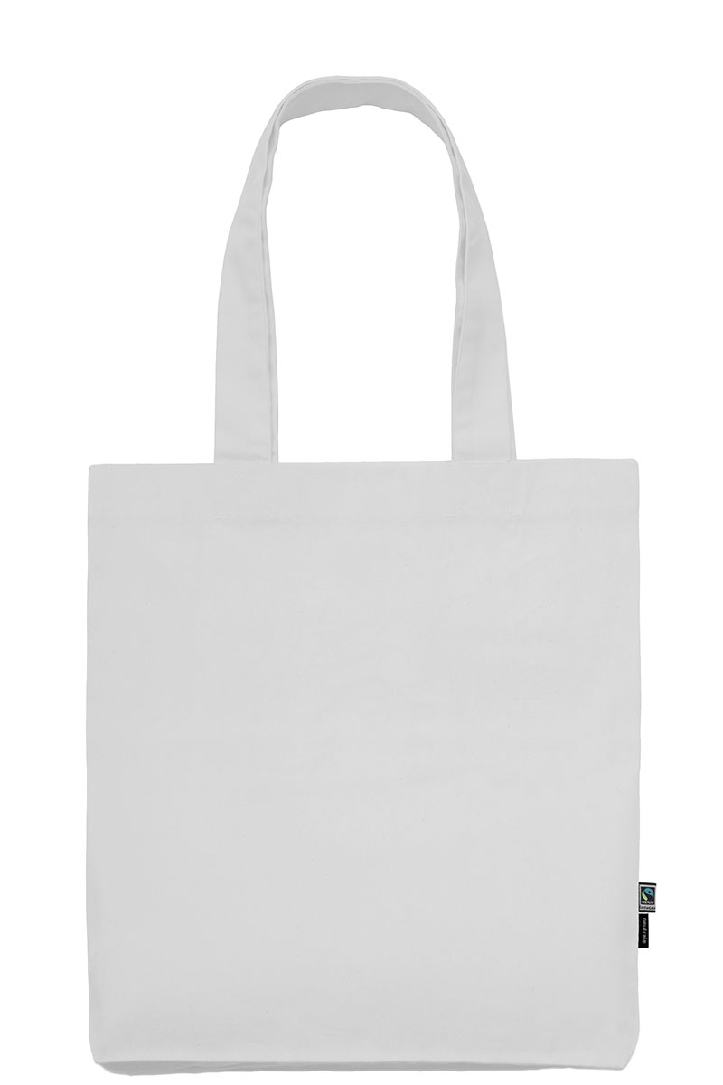 NEUTRAL Kraftig Mulepose, 100% Økologisk Fairtrade Bomuld-Hvid
