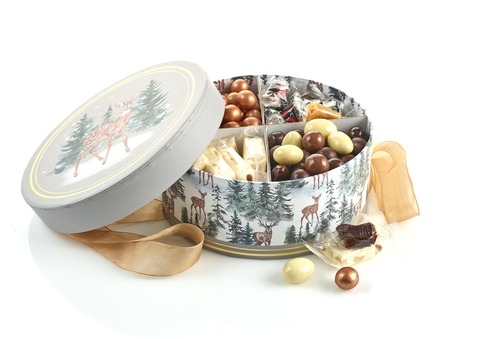 Hatteæske Familieæske, 850 g.-Hvid
