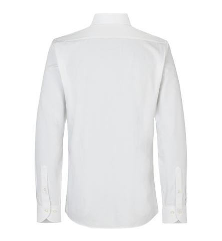 SEVEN SEAS Hybrid Skjorte - Slim-Hvid