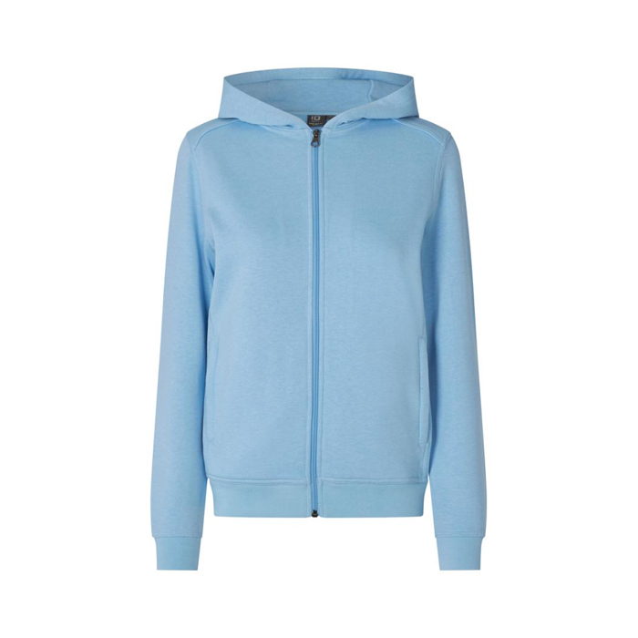 PRO Wear CARE sweatshirt | hoodie | zip | dame-Lyseblå