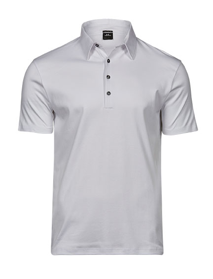 TEE JAYS Pima Cotton Polo-Hvid