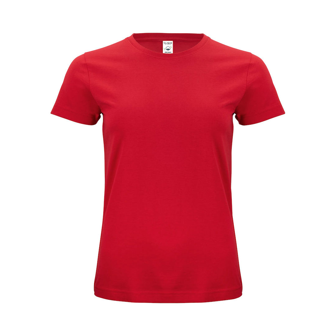 CLIQUE Classic OC-T Dame - Øko Bomuld-Rød