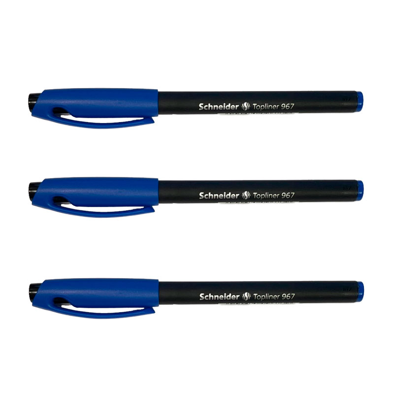 SCHNEIDER Fineliner Topliner 967 - Recycling-Blå