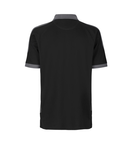 ID PRO Wear poloshirt kontrast-Sort