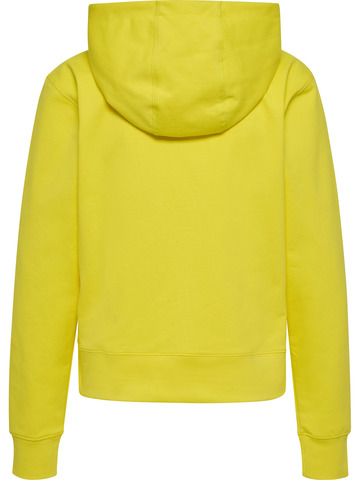 HUMMEL 2.0 Zip Hoodie, Dame - Økologisk Bomuld-Gul