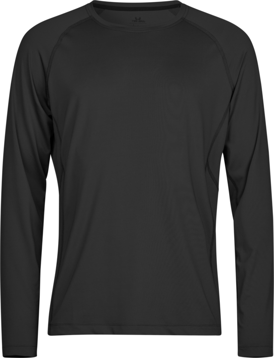 TEE JAYS Long Sleeve Cooldry T-shirt-Sort