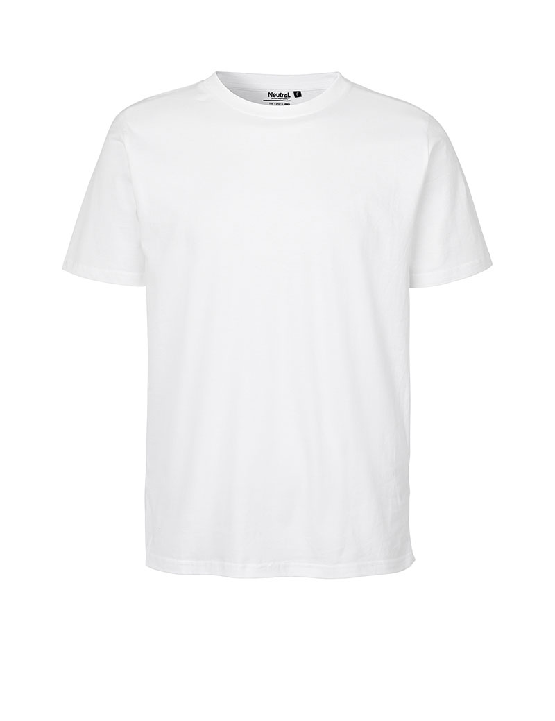 NEUTRAL Regular Unisex T-shirt, 100% Økologisk Fairtrade Bomuld-Hvid