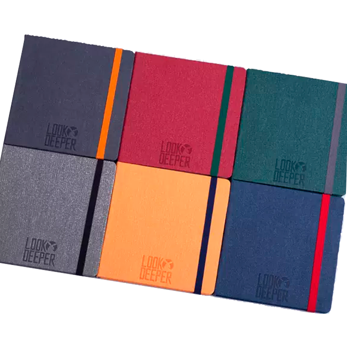 Art Paper Notesbog A5 - eget design-Rød