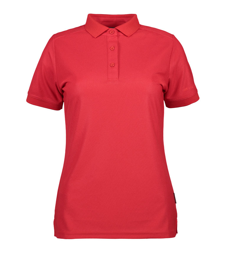 GEYSER Functional polo shirt, dame-Rød