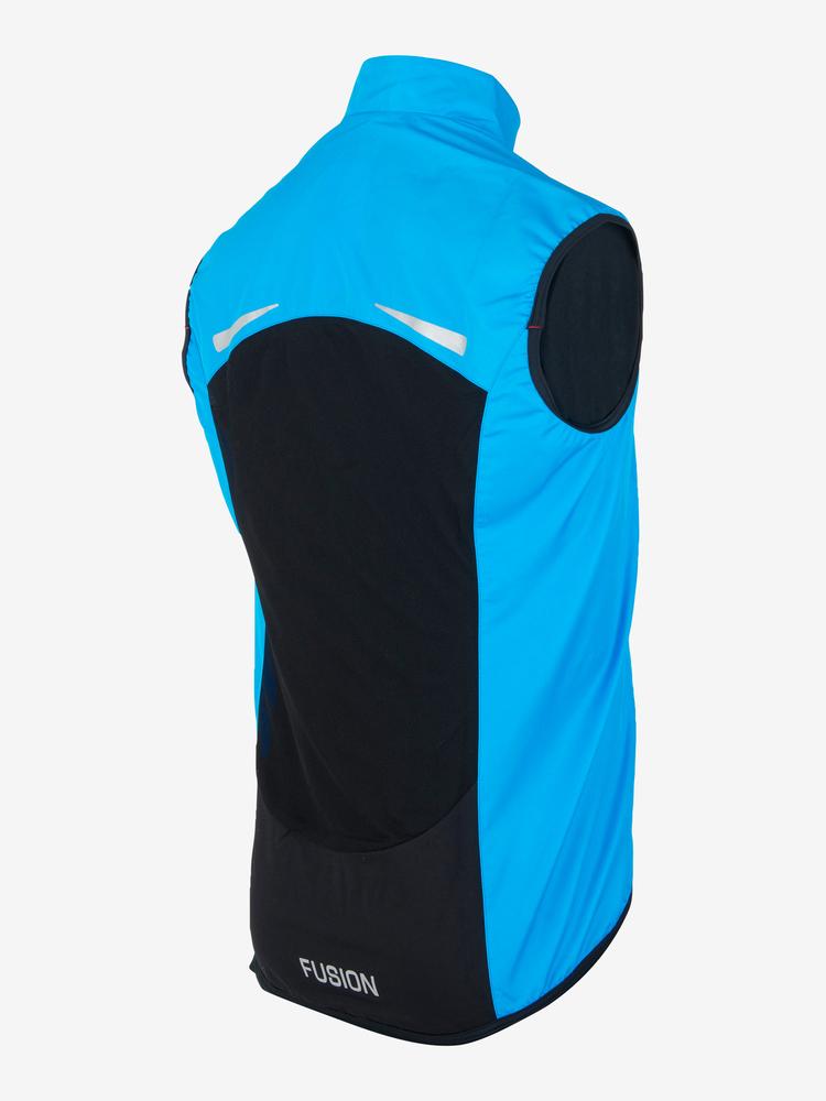 FUSION Løbe Vest, herre-Azur