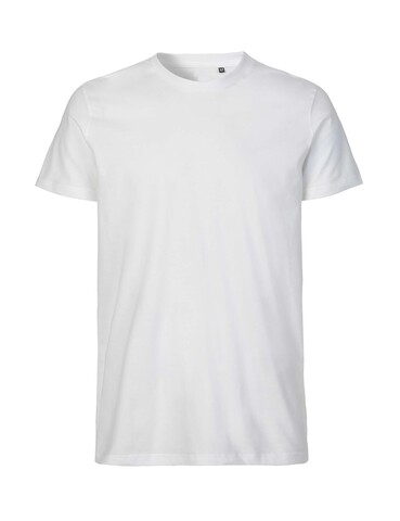 NEUTRAL Unisex Tiger Cotton Labelfree Bomuld T-shirt-Hvid