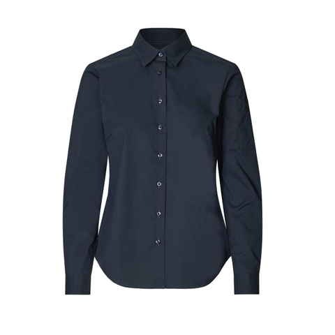 SEVEN SEAS Poplin stretch, Dame-Navy