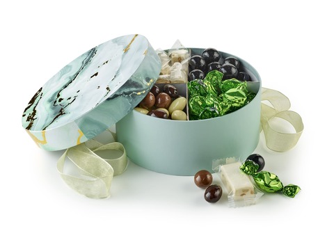 Hatteæske Familieæske, 850 g.