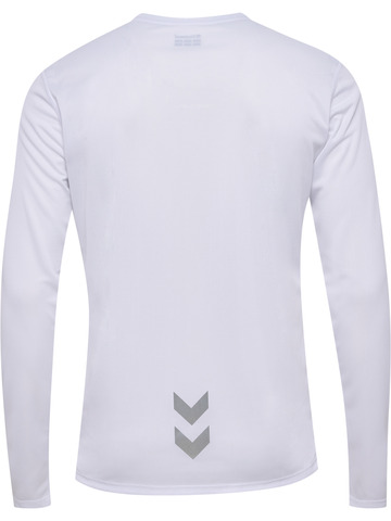 HUMMEL Langærmet T-shirt, Herre - 100% rPet-Hvid