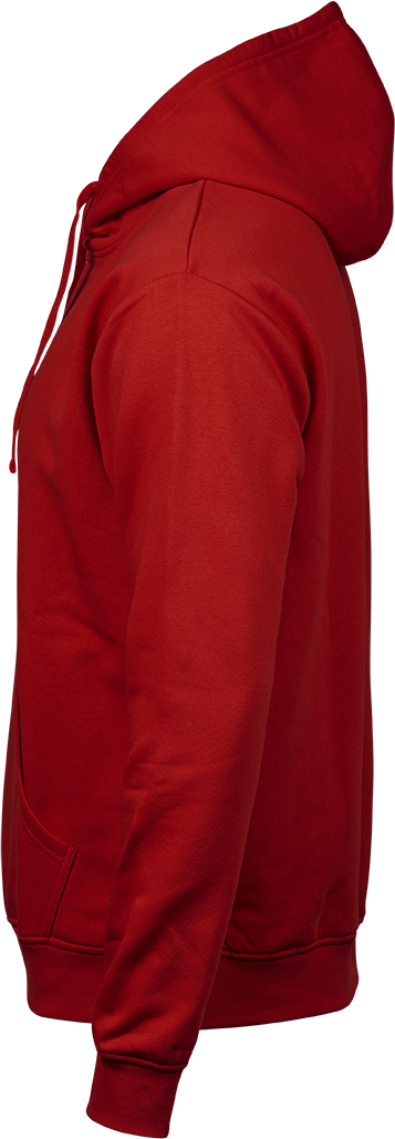 LABELFREE Power Hoodie , Tee Jays - 70% Økologisk Bomuld-Rød