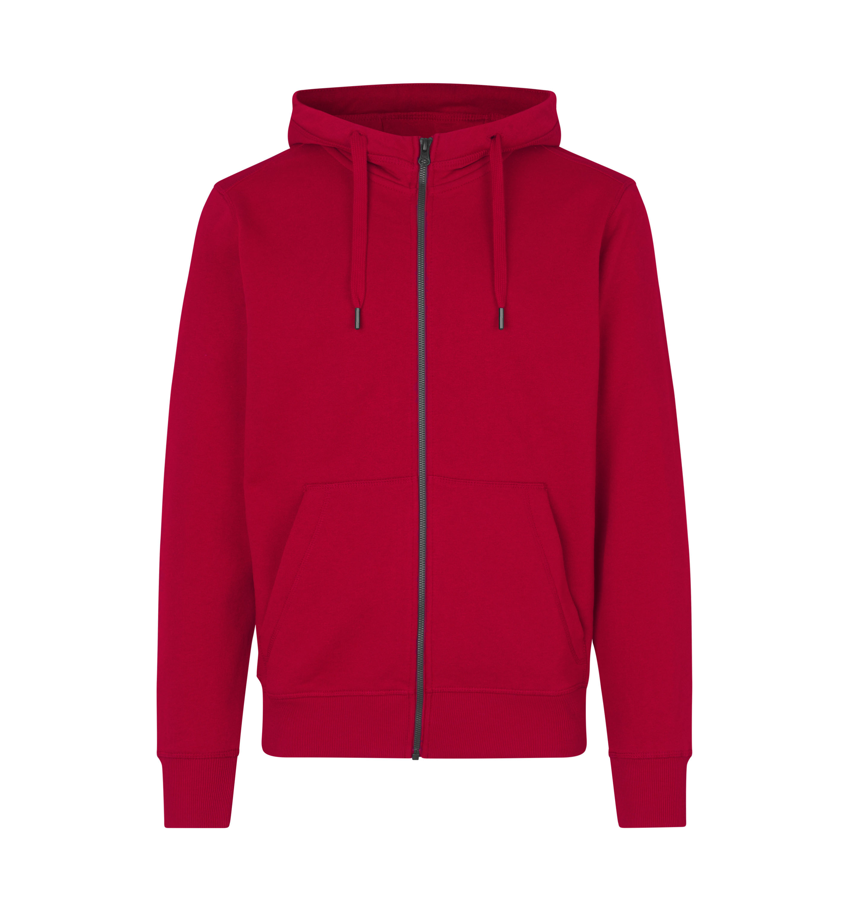 ID Core Full Zip Hoodie-Rød